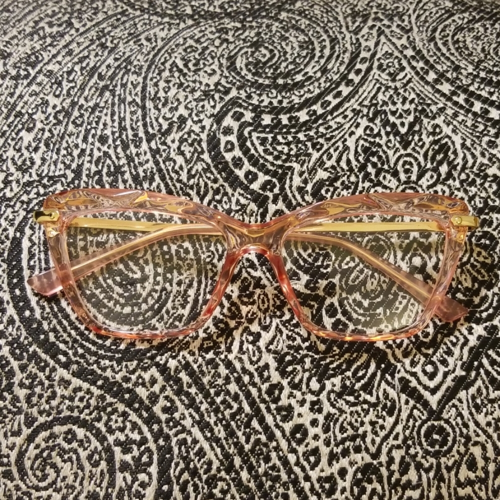 New pink fashion glasses